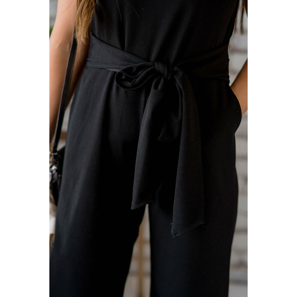 Textured Jumpsuit - Betsey's Boutique Shop