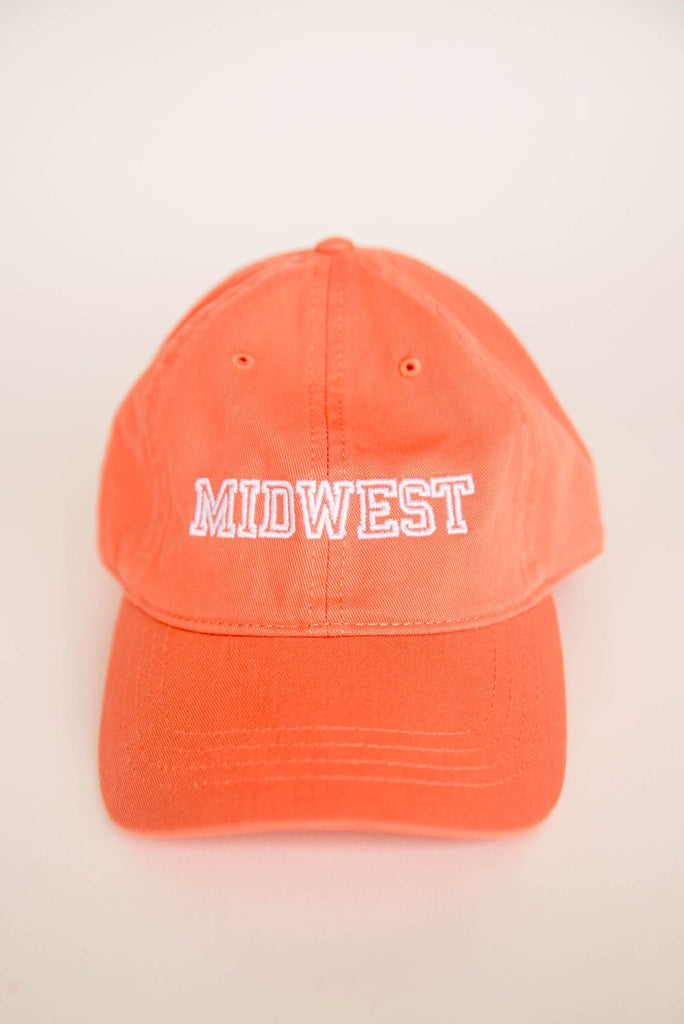 Outlined Midwest Washed Hat - Betsey's Boutique Shop -