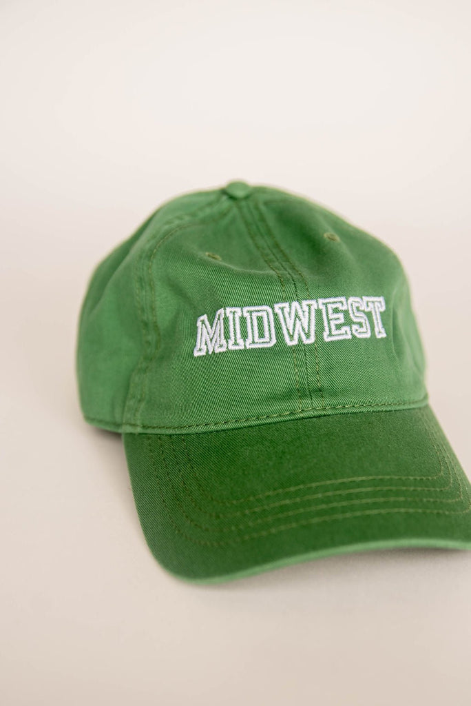 Outlined Midwest Washed Hat - Betsey's Boutique Shop -