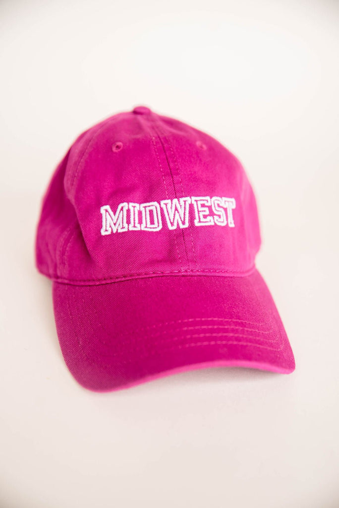 Outlined Midwest Washed Hat - Betsey's Boutique Shop -