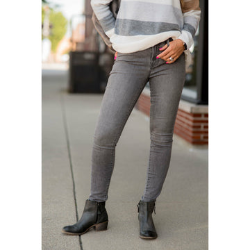 Grey Denim Jeans - Betsey's Boutique Shop