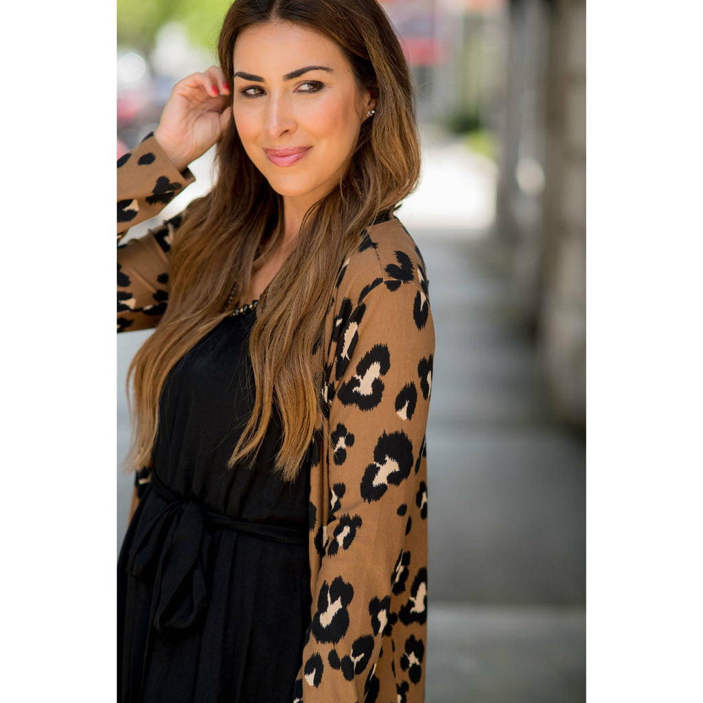 Lightweight Leopard Cardigan - Betsey's Boutique Shop