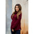 Ribbed Cowl Neck Long Sleeve Sweater Tee - Betsey's Boutique Shop