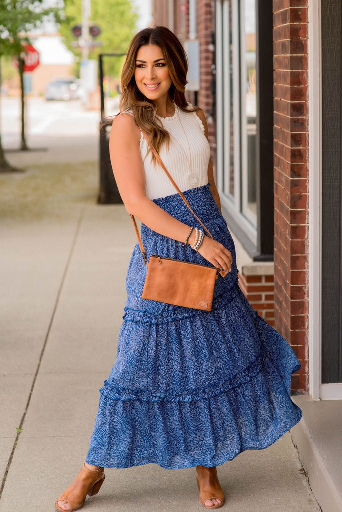 Mini Dottie Tiered Maxi Skirt - Betsey's Boutique Shop -