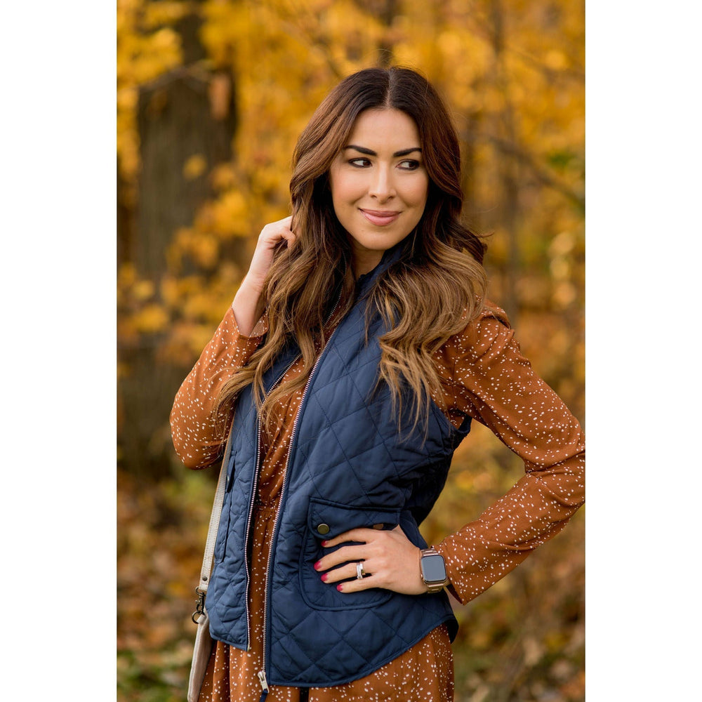 Betsey's Boutique Shop Textured Puffer Vest S / Oatmeal by Betsey's Boutique