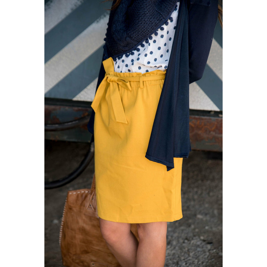 Tie Front Skirt - Betsey's Boutique Shop