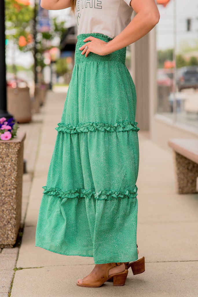 Mini Dottie Tiered Maxi Skirt - Betsey's Boutique Shop -