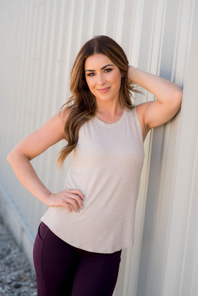 Basic Ribbed Tank - Betsey's Boutique Shop -