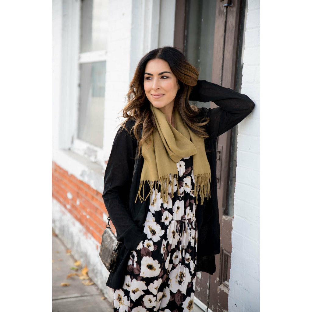 Light Mustard Scarf - Betsey's Boutique Shop