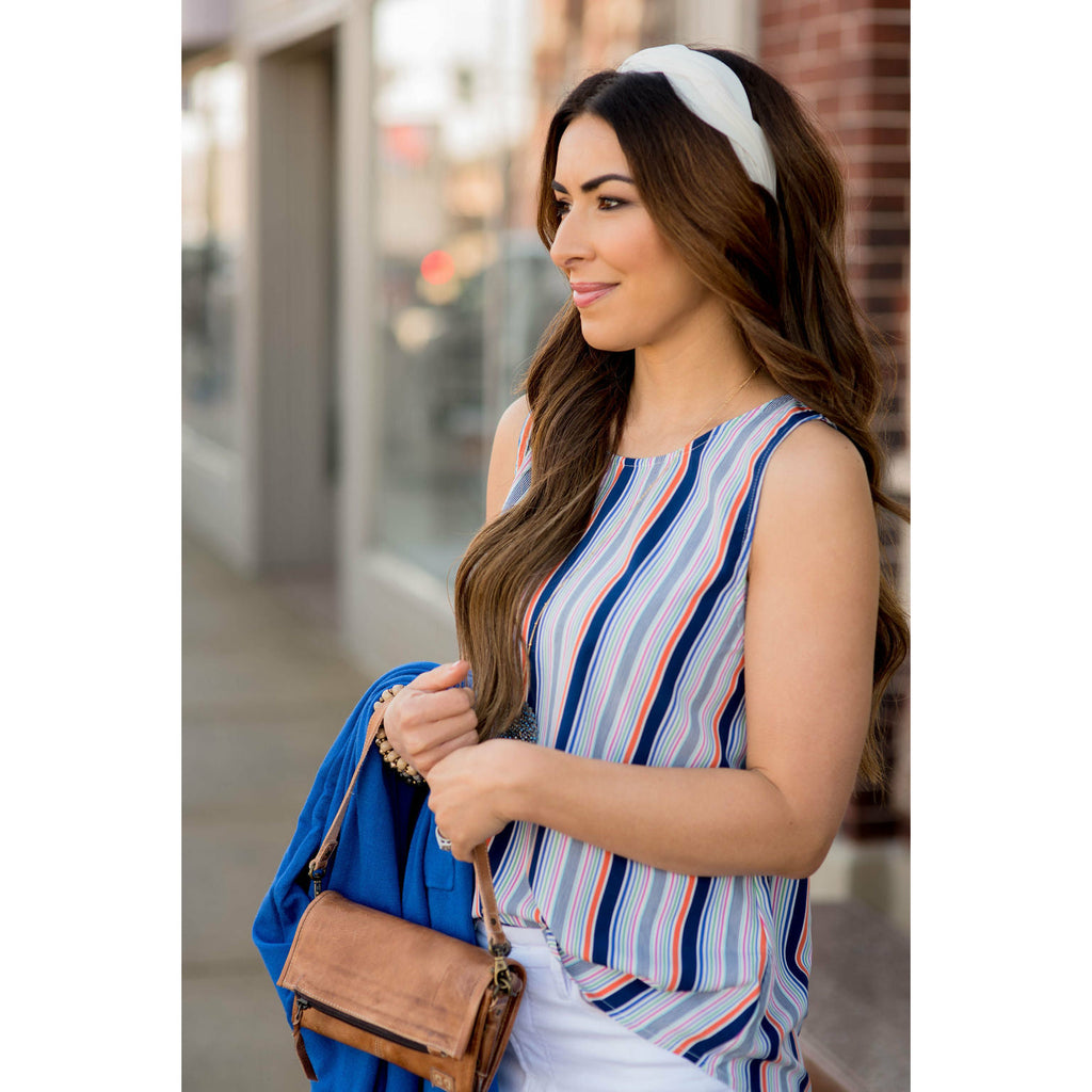 Color Stripe Tank - Betsey's Boutique Shop