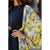Yellow Gray Floral Kimono - Betsey's Boutique Shop - Coats & Jackets