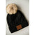 Cable Knit Cuffed Pom Beanie - Betsey's Boutique Shop