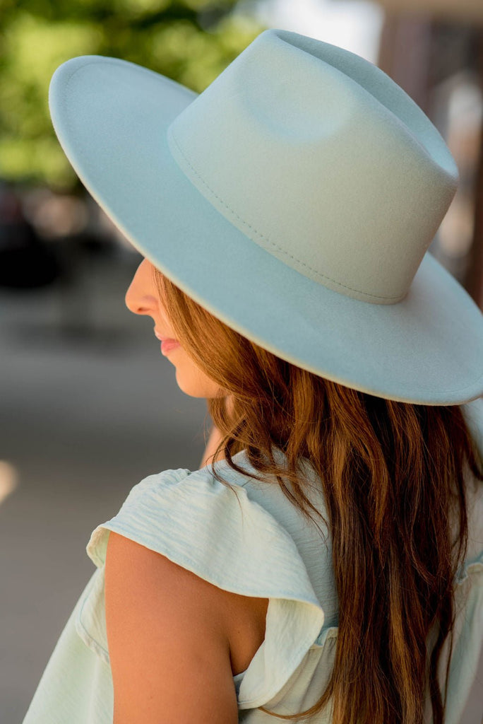 Solid Wide Brimmed Hat - Betsey's Boutique Shop