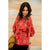 Floral Layered Sleeve Blouse - Betsey's Boutique Shop