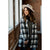 Black and White Plaid Tunic Shacket