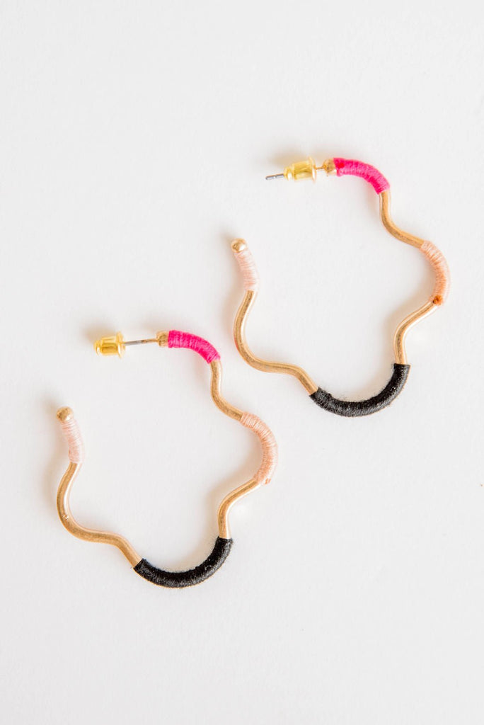 Life Of The Party Hoop Earrings - Betsey's Boutique Shop -