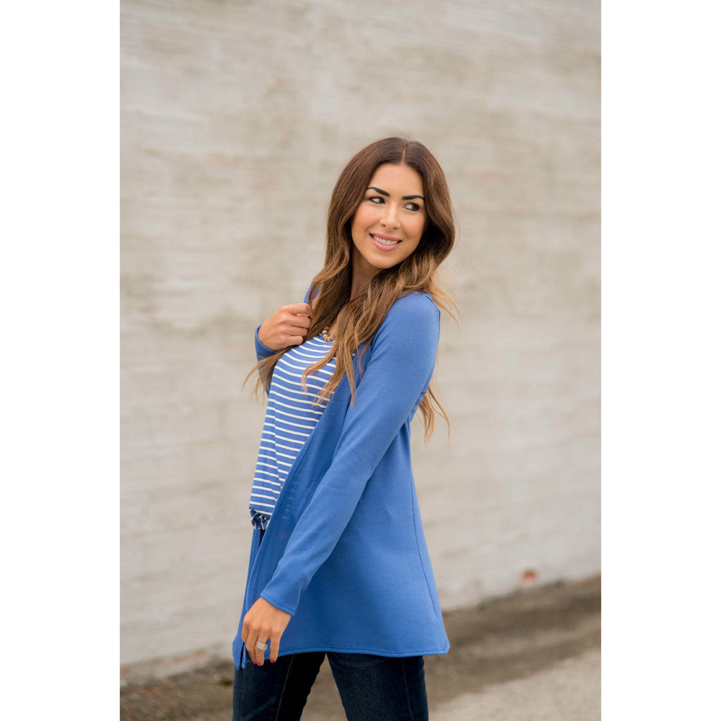 Lightweight Basic Cardigan - Betsey's Boutique Shop - Coats & Jackets