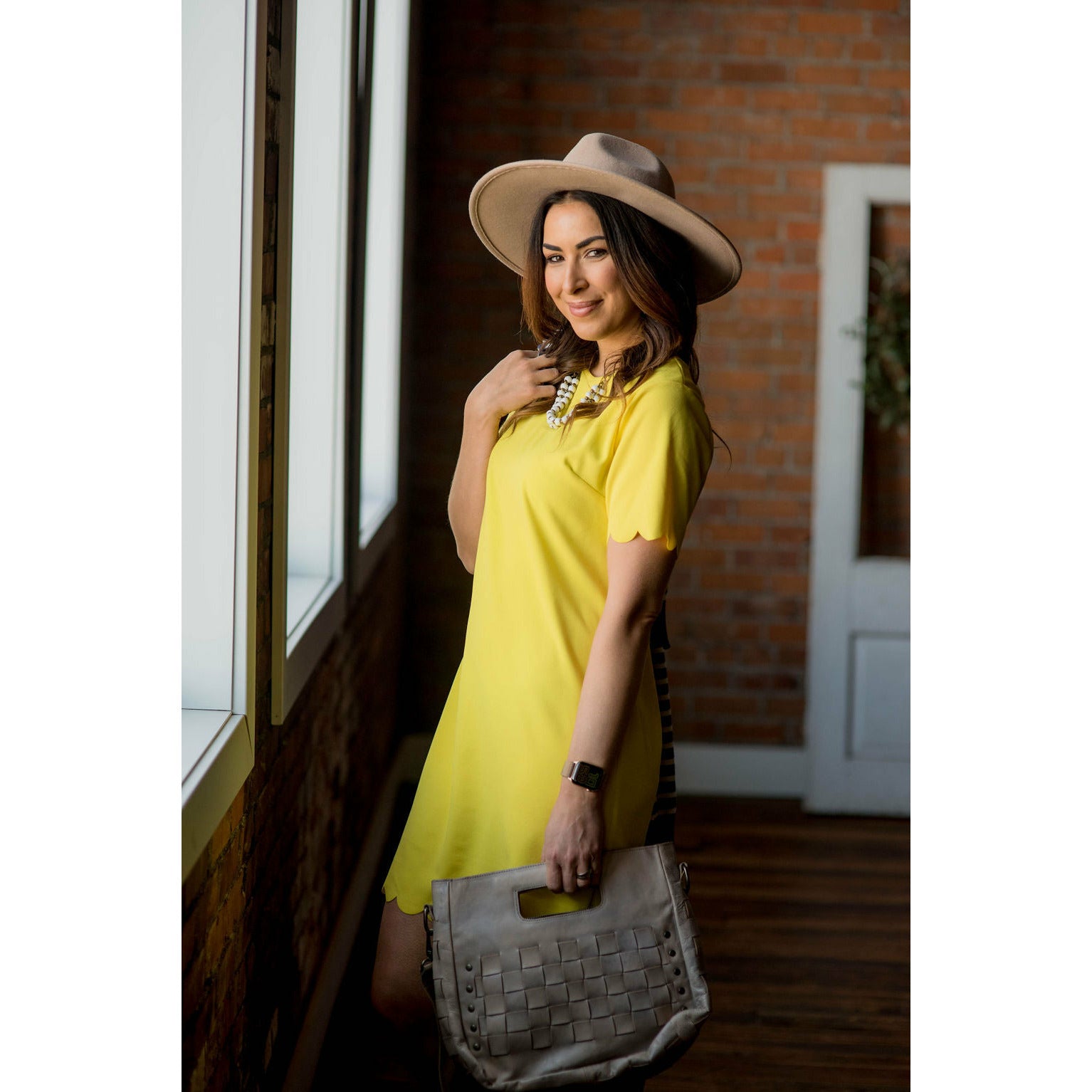 Yellow Scalloped Shift Dress - Betsey's Boutique Shop - Dresses Yellow Scalloped Shift Dress - Betsey's Boutique Shop - Dresses