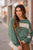 Detailed Mixed Material Sweatshirt - Betsey's Boutique Shop -