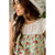 Eyelet Floral Ruffle Tank - Betsey's Boutique Shop - Shirts & Tops