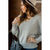 V-Neck Waffle Knit Sweater - Betsey's Boutique Shop - Outerwear
