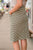 Striped Sweatshirt Midi Skirt - Betsey's Boutique Shop -