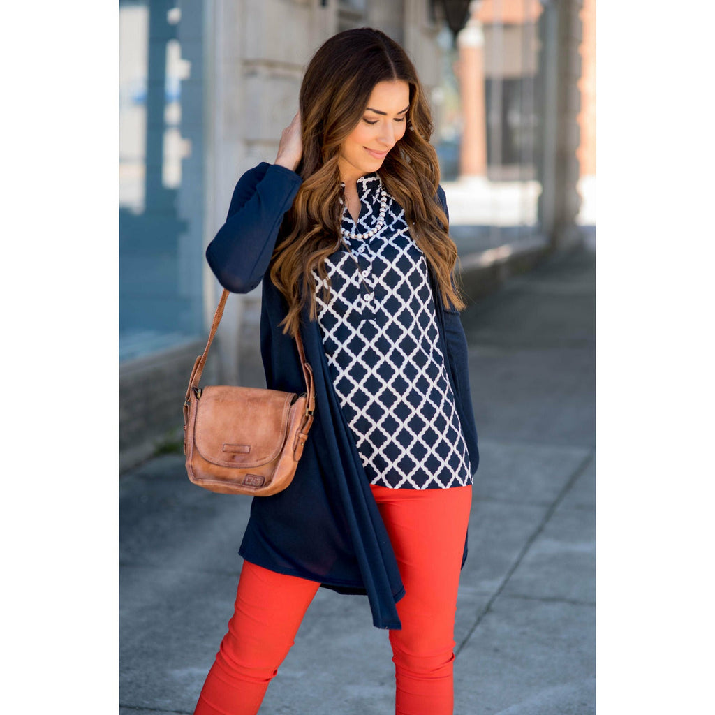 Basic Tunic Cardigan - Betsey's Boutique Shop - Coats & Jackets