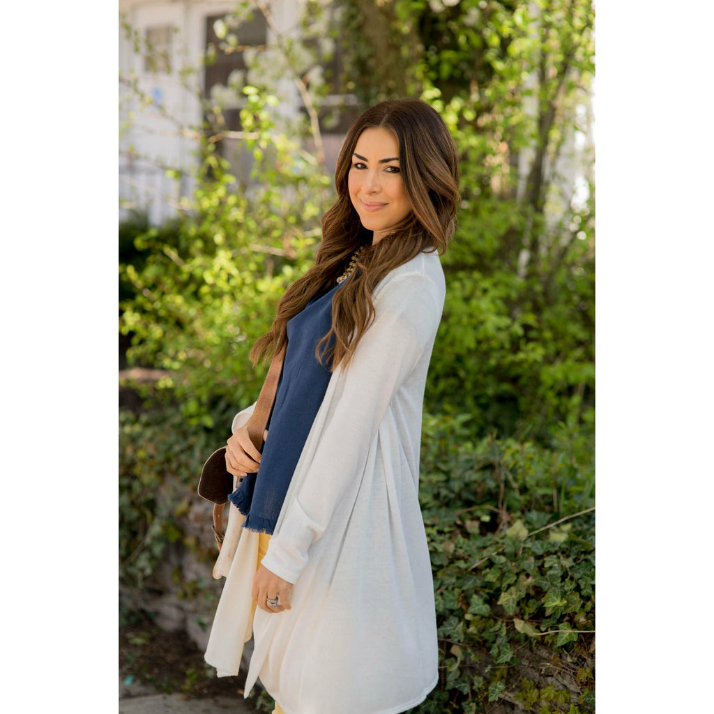 Basic Tunic Cardigan - Betsey's Boutique Shop - Coats & Jackets