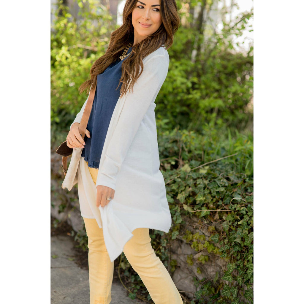 Basic Tunic Cardigan - Betsey's Boutique Shop - Coats & Jackets