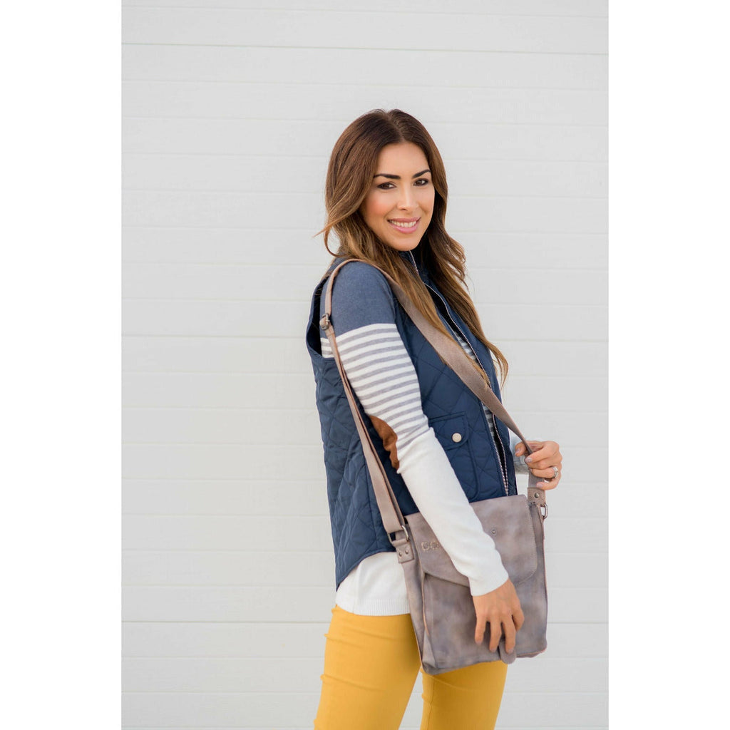 Matte Puffer Vest - Betsey's Boutique Shop - Vests