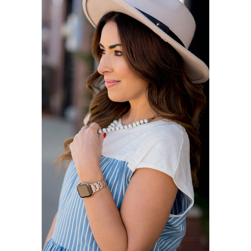 Tiered Stripe Tee - Betsey's Boutique Shop