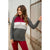 Color Blocked Zip Up Pullover - Betsey's Boutique Shop