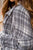 Charcoal and White Plaid Shacket - Betsey's Boutique Shop - Coats & Jackets