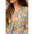 Sketched Floral V-Neck Blouse - Betsey's Boutique Shop - Shirts & Tops