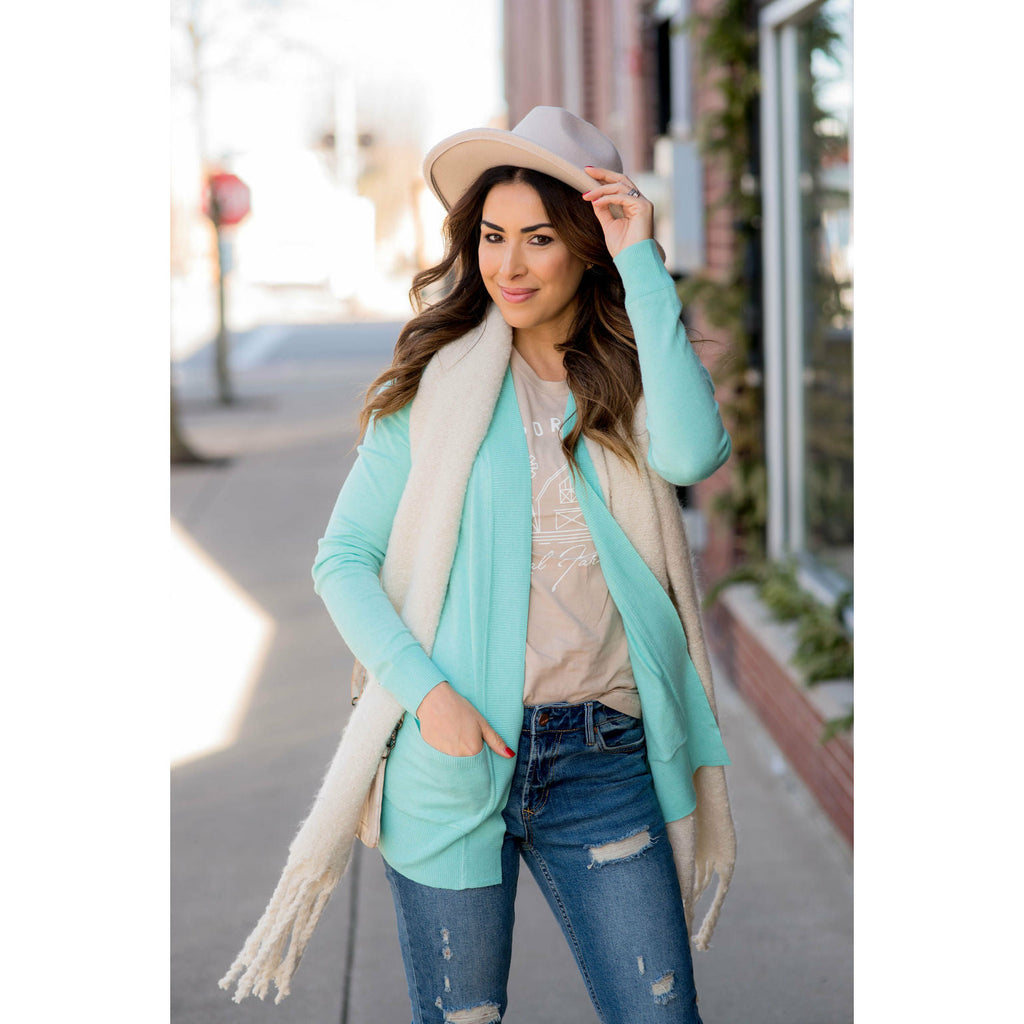 Cute & Cozy Twisted Fringe Scarf - Betsey's Boutique Shop