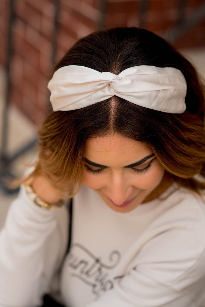 Silky Single Twist Headband - Betsey's Boutique Shop