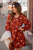 Blossoms Ruffle Long Sleeve Dress - Betsey's Boutique Shop -
