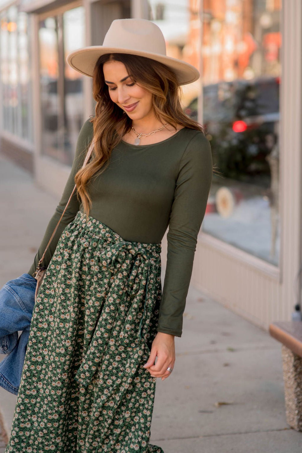 Bloom Bottom Long Sleeve Maxi - Betsey's Boutique Shop