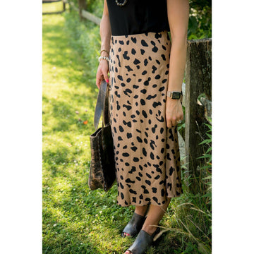 Cheetah Print Skirt - Betsey's Boutique Shop