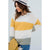 Large Bright Stripe Knit Sweater - Betsey's Boutique Shop - Outerwear