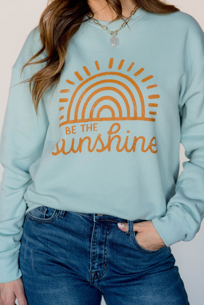 Bold Be The Sunshine Graphic Crewneck - Betsey's Boutique Shop -