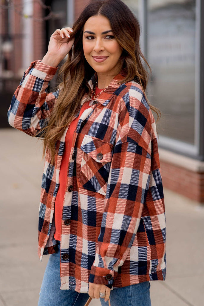 Lovestruck Plaid Shacket - Betsey's Boutique Shop -