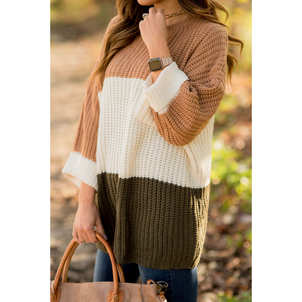 Relaxed Pocket Sweater - Betsey's Boutique Shop - Outerwear