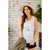 Striped Bottom Pocket Tank - Betsey's Boutique Shop - Shirts & Tops