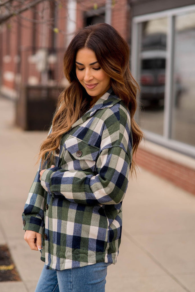 Lovestruck Plaid Shacket - Betsey's Boutique Shop -