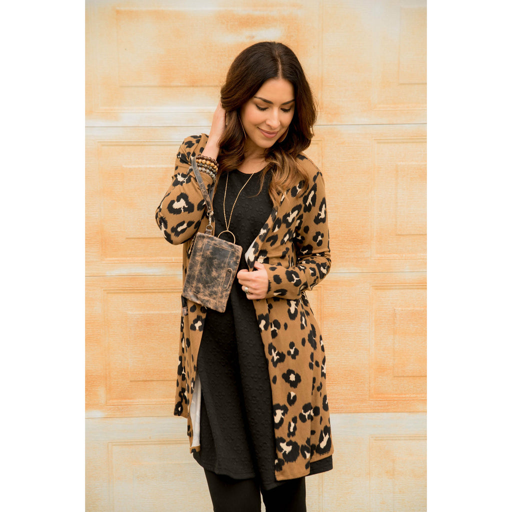 Lightweight Leopard Cardigan - Betsey's Boutique Shop