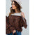 Leopard Flare Sleeve Blouse - Betsey's Boutique Shop - Shirts & Tops