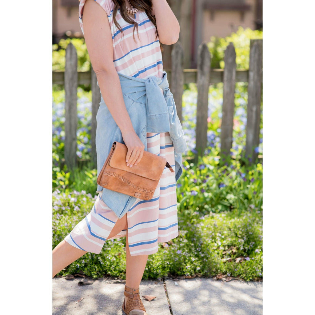 Multi Striped Midi - Betsey's Boutique Shop