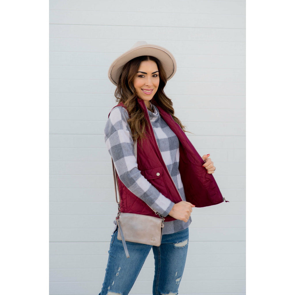 Matte Puffer Vest - Betsey's Boutique Shop