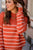 Striped Bottom Relaxed Sleeve Sweater - Betsey's Boutique Shop -